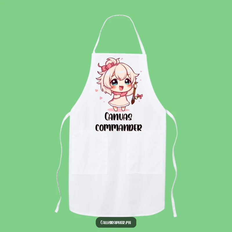 Funny Artist Rice Character Apron: Create in Style and Humor