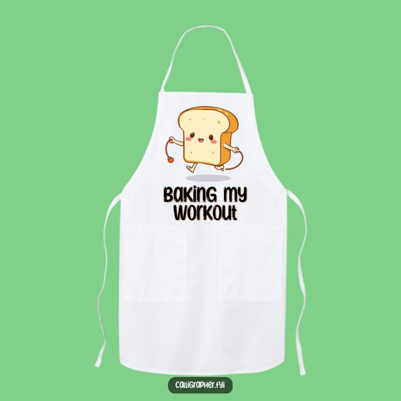 Funny Bread Chef Apron: Comical Kitchenwear for Active Bakers