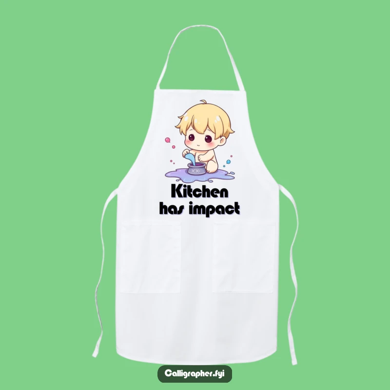 Funny Ink Splash Apron: Create with Playful Protection and Humor!