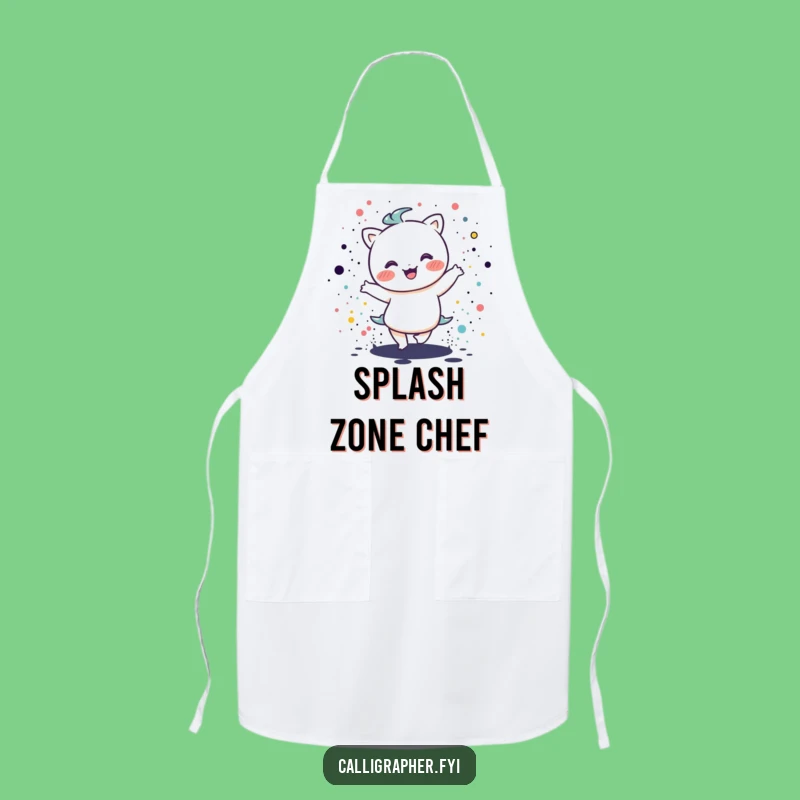 Funny Kawaii Artist Apron - Messy Dance Studio Wear