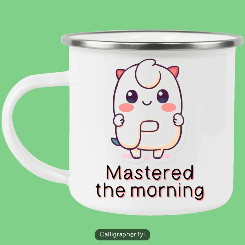 Funny Trailblazer Letter Mug: Cute Character Camp Cup, Outdoor Gift