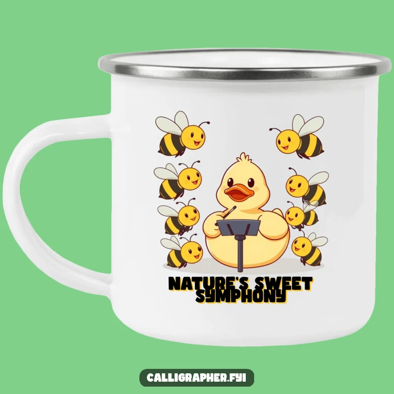 Funny Ducky Campfire Conductor Mug: Hilarious Companion for Outdoor Musicians