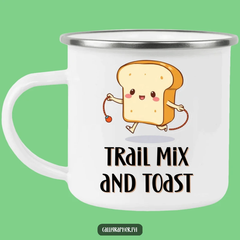 Funny Bread Campfire Mug: Hilarious Companion for Active Outdoorsmen