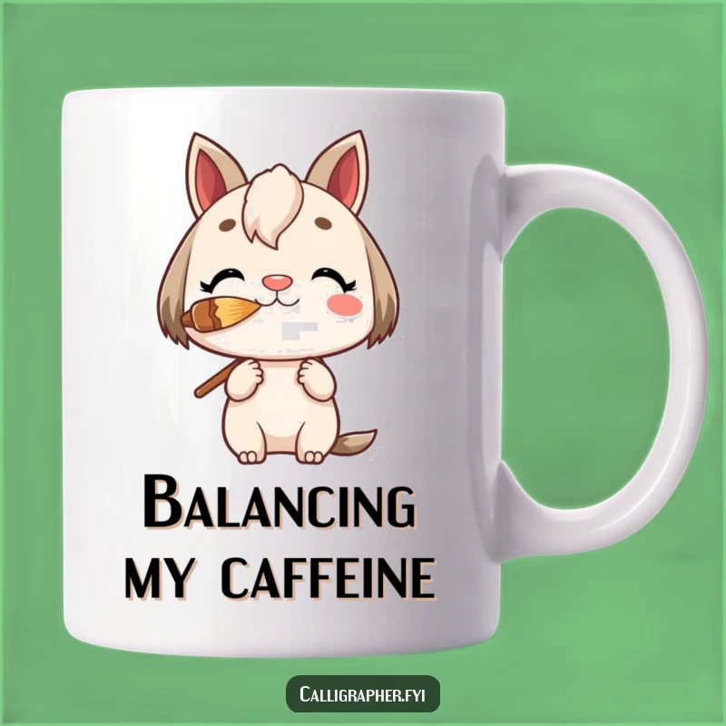 Funny Charming Character Balancing Mug - Perfect Gift for a Steady Hand!
