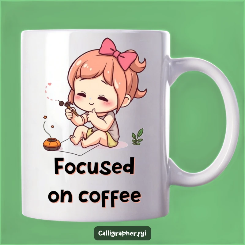 Funny Intense Focus Mug: For the Detail-Oriented Artist!