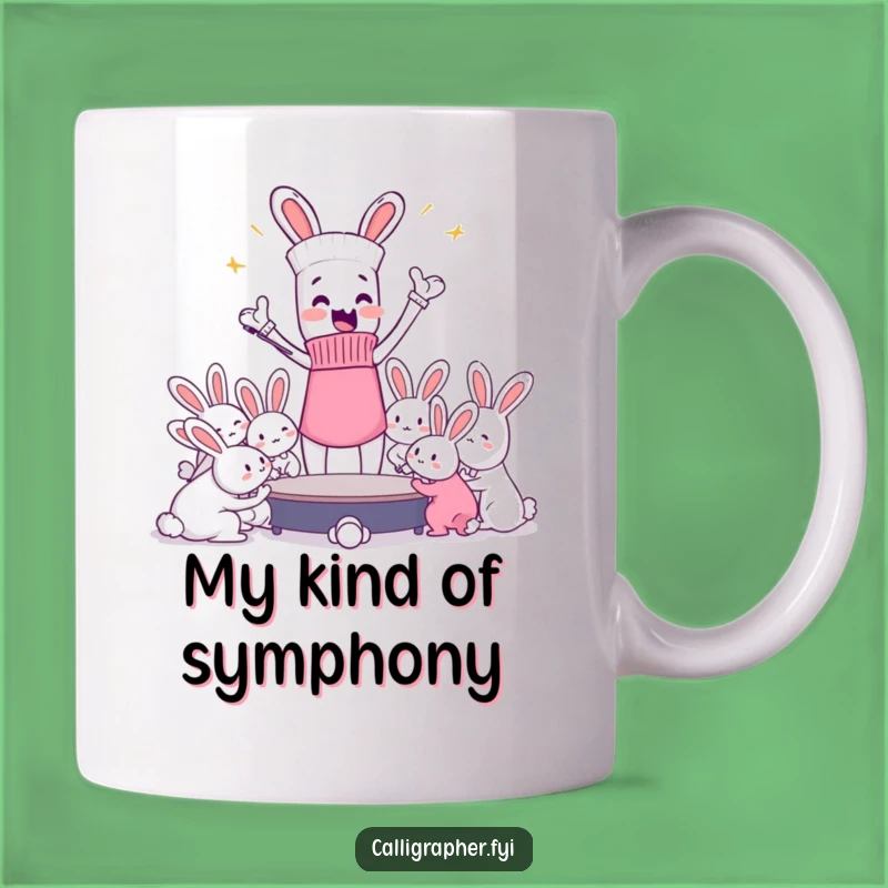 Funny Sock Dust Bunny Conductor Mug: Enthusiastic Soloist, Orchestral Chaos, Gift!