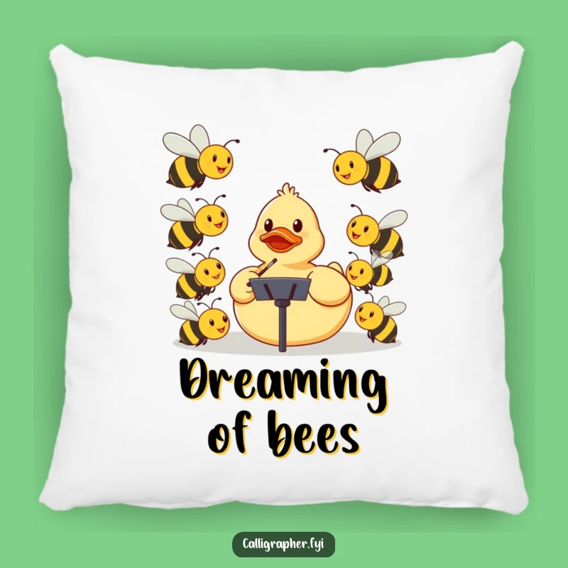 Funny Ducky Orchestra Pillow: Soft and Comical Decor for Music Lovers