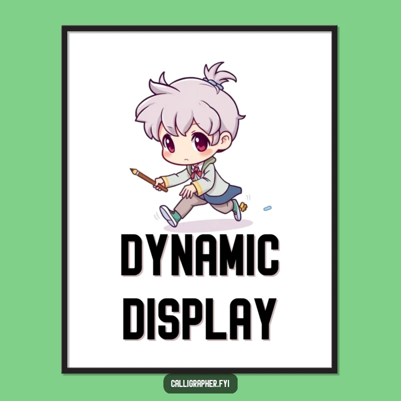 Funny Brush Escape Digital Print: Instant Action & Humor - Perfect For Home!