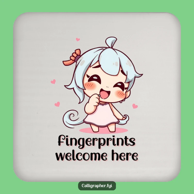 Funny Artist Finger Paint Coaster: Protect Surfaces with Giggles, Perfect Funny Gift Set