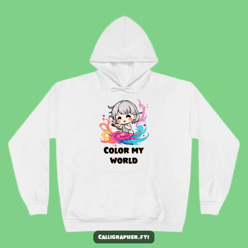 Funny Cute Character Hoodie: Cozy Up with Artistic Vibrancy and Humor!