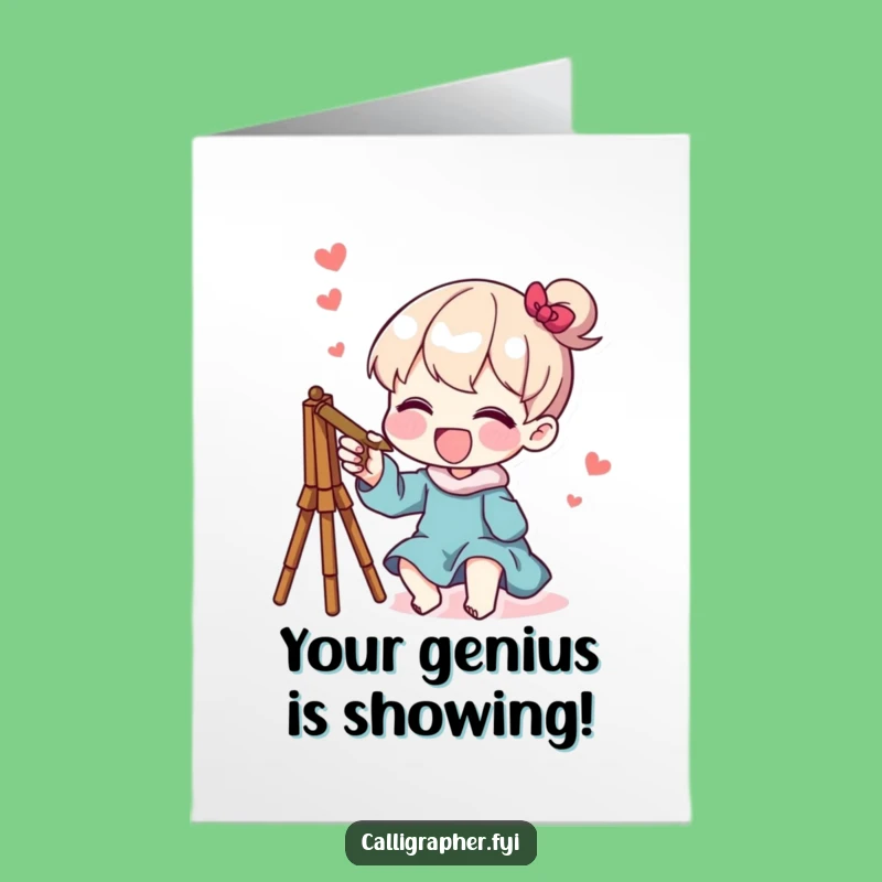 Free Printable Congratulations Card: Whimsical Sketcher, Creative Downloadable Art