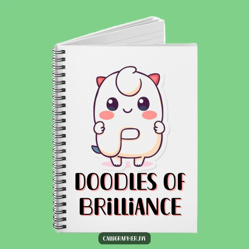 Funny Idea Jotter Notebook: Cute Character Journal, Perfect Writing Gift