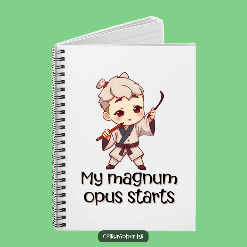 Funny Artist Calligraphy Notebook: Dramatic Character's Stroke, Perfect Funny Gift