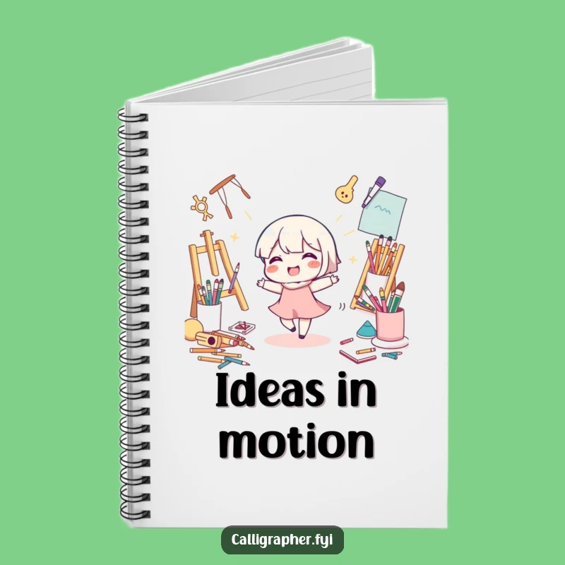 Funny Idea Spark Notebook: Creative Dance Character Journal, Gift