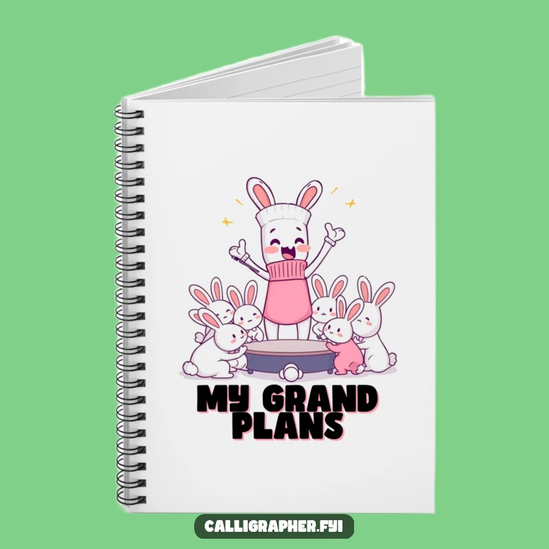 Funny Sock Dust Bunny Maestro Notebook: Jot Down Ideas, Humorous Journal, Gift!