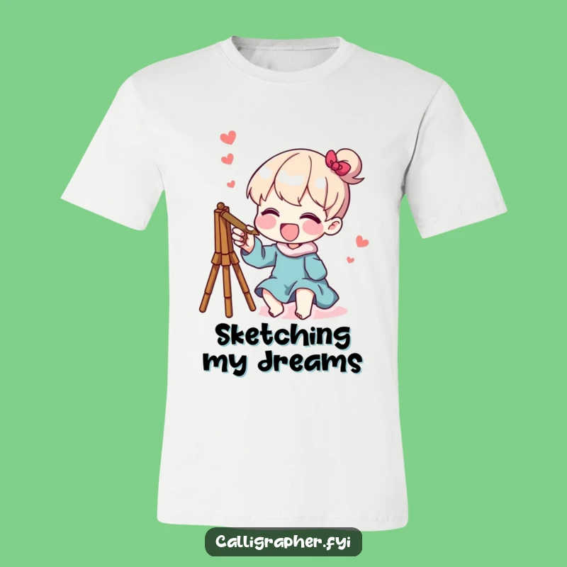 Funny Sketch T-Shirt: Whimsical Design Character Tee, Ideal Creative Gift