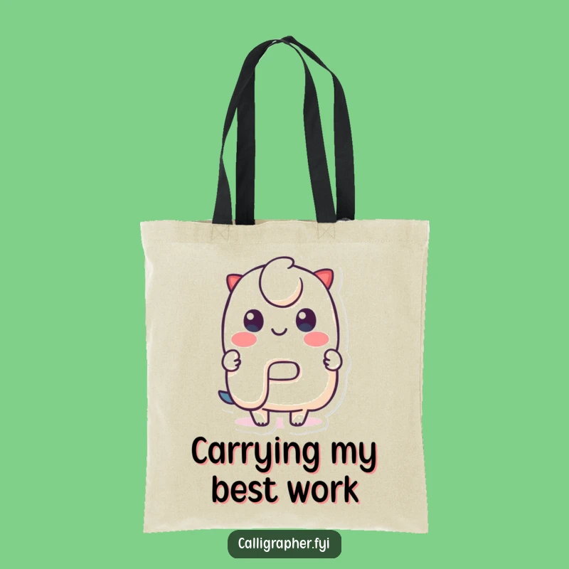 Funny Letter Carrier Tote: Cute Character Bag, Perfect Accessory Gift