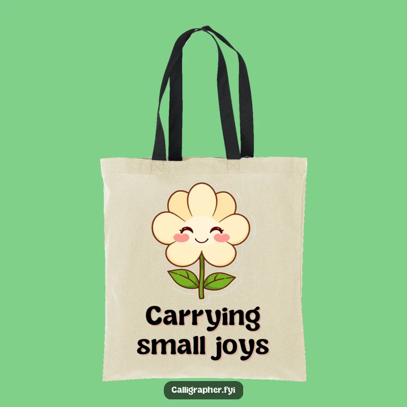 Funny Flower Artist Tote Bag: Carry Art & Smiles - Great Funny Gift!